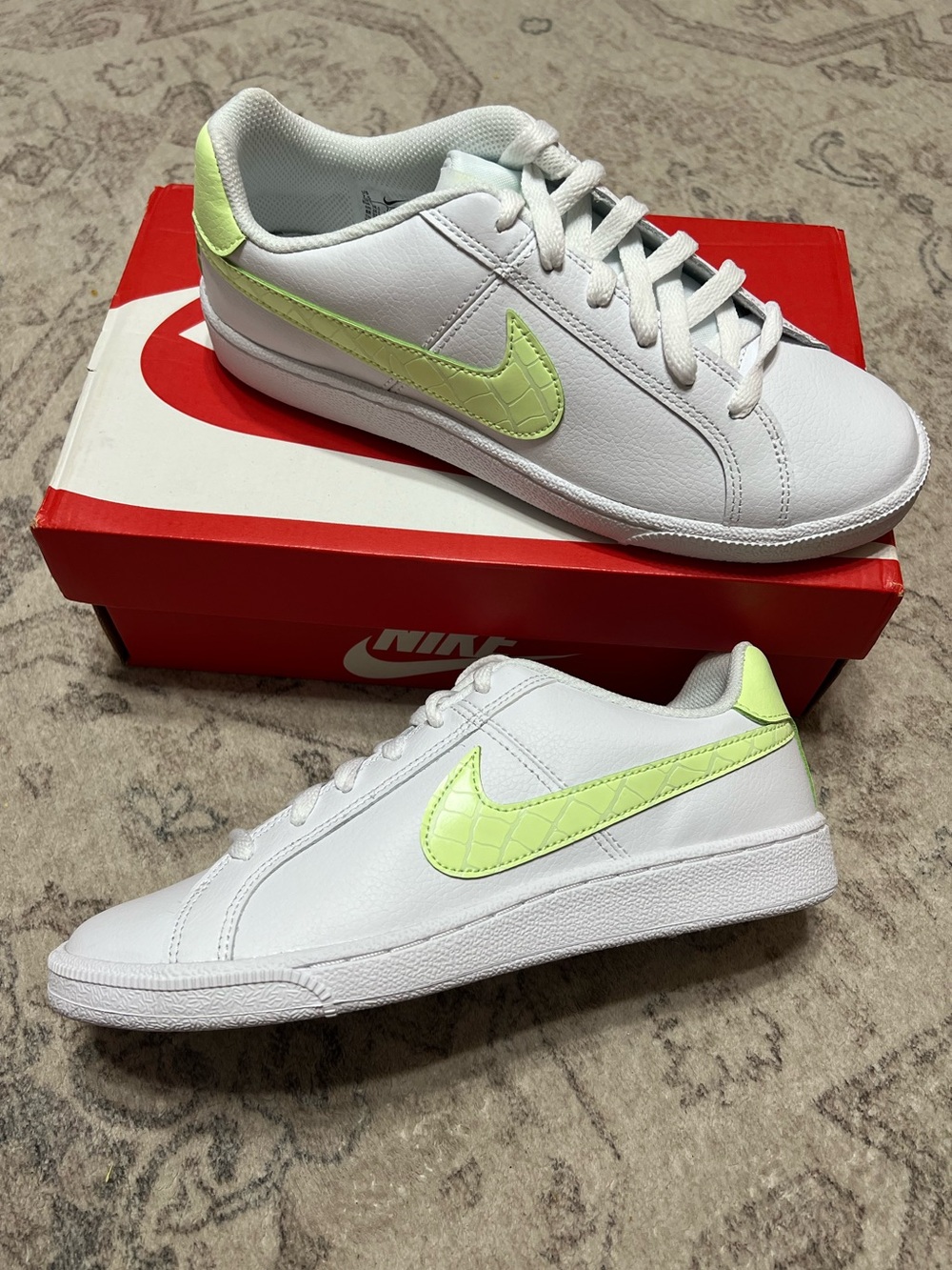 Nike Court Royale Women’s 7.5 'White Barely Volt' sneakers